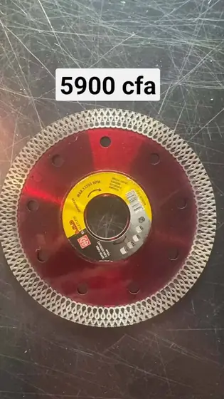 Disque diamant turbo à jante continue