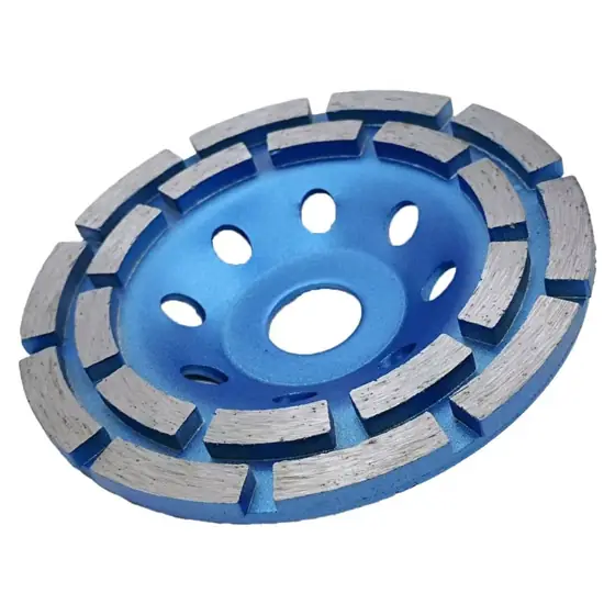 Boisseau diamant double rangée de segments