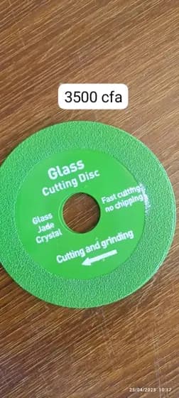 Disque de coupe pour le verre