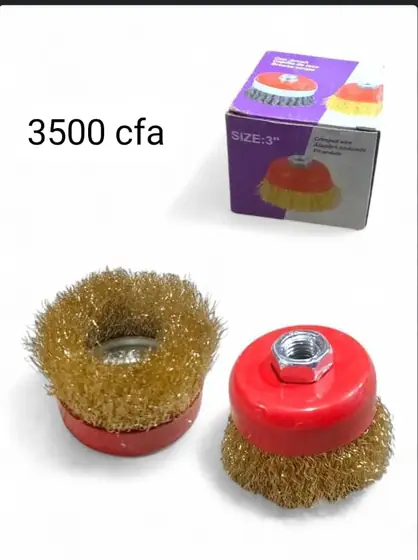 Brosse boisseau en laiton avec sa boîte