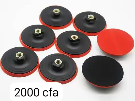 Plateaux support caoutchouc pour disques abrasifs