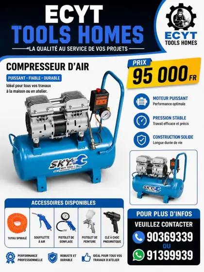 Compresseur d’air silencieux SKY sans huile