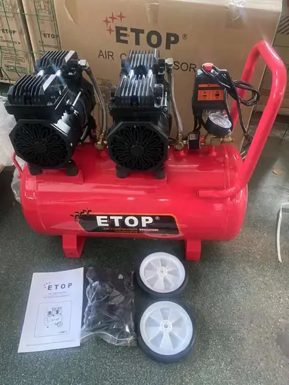 Compresseur d’air bicylindre ETOP sur cuve
