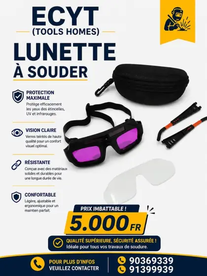 Lunettes à souder ECYT avec étui