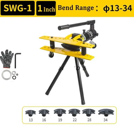 Cintreuse hydraulique SWG-1 avec son jeu de matrices