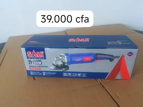 Meuleuse d’angle SALI dans son emballage