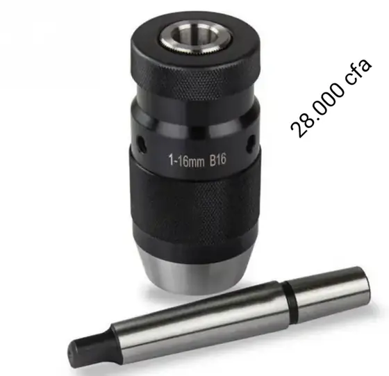 Mandrin autoserrant 1 à 16 mm avec cône B16