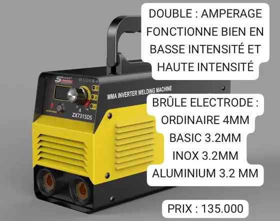 Poste à souder inverter MMA double ampérage