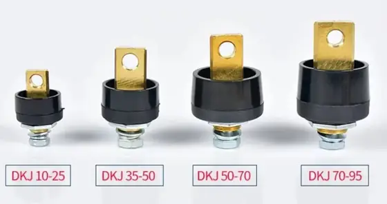 Connecteurs DKJ pour câbles de soudure, quatre sections